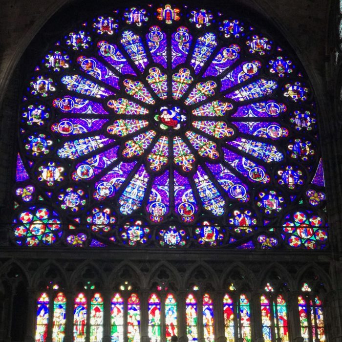 Saint Denis rose window