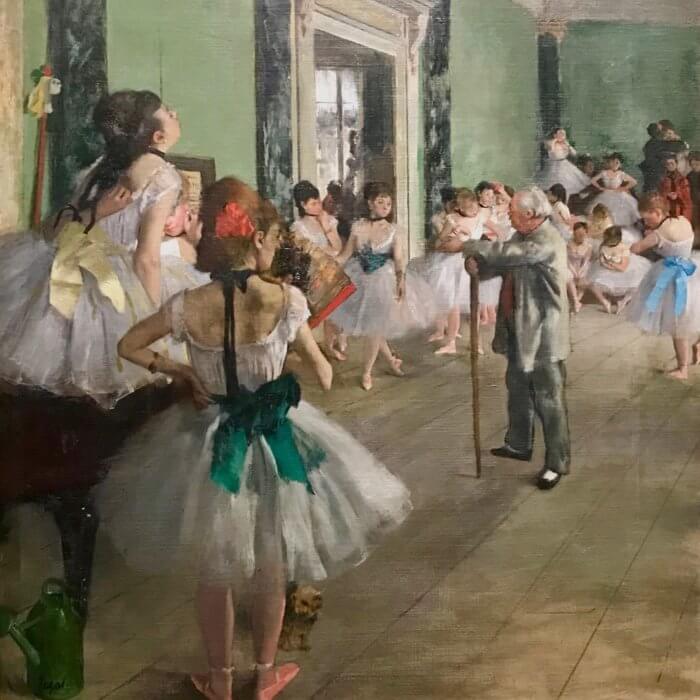 Edgar Degas the classroom