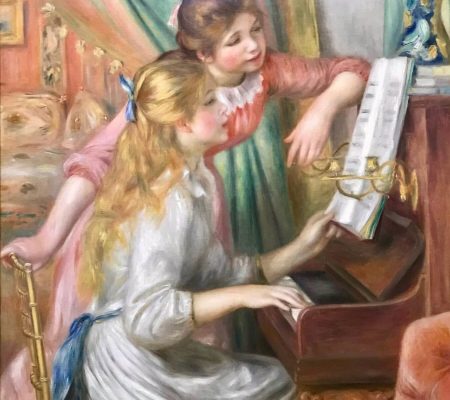 Musee de l'Orangerie Renoir young girls at the piano