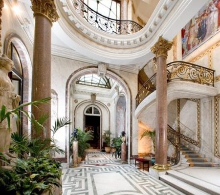 jacquemart andre museum winter garden with a gorgeous staircase