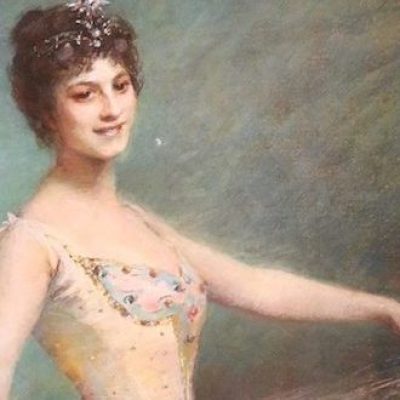opera garnier painting of a ballerina