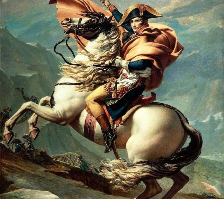 Napoleon Bonaparte à cheval par David